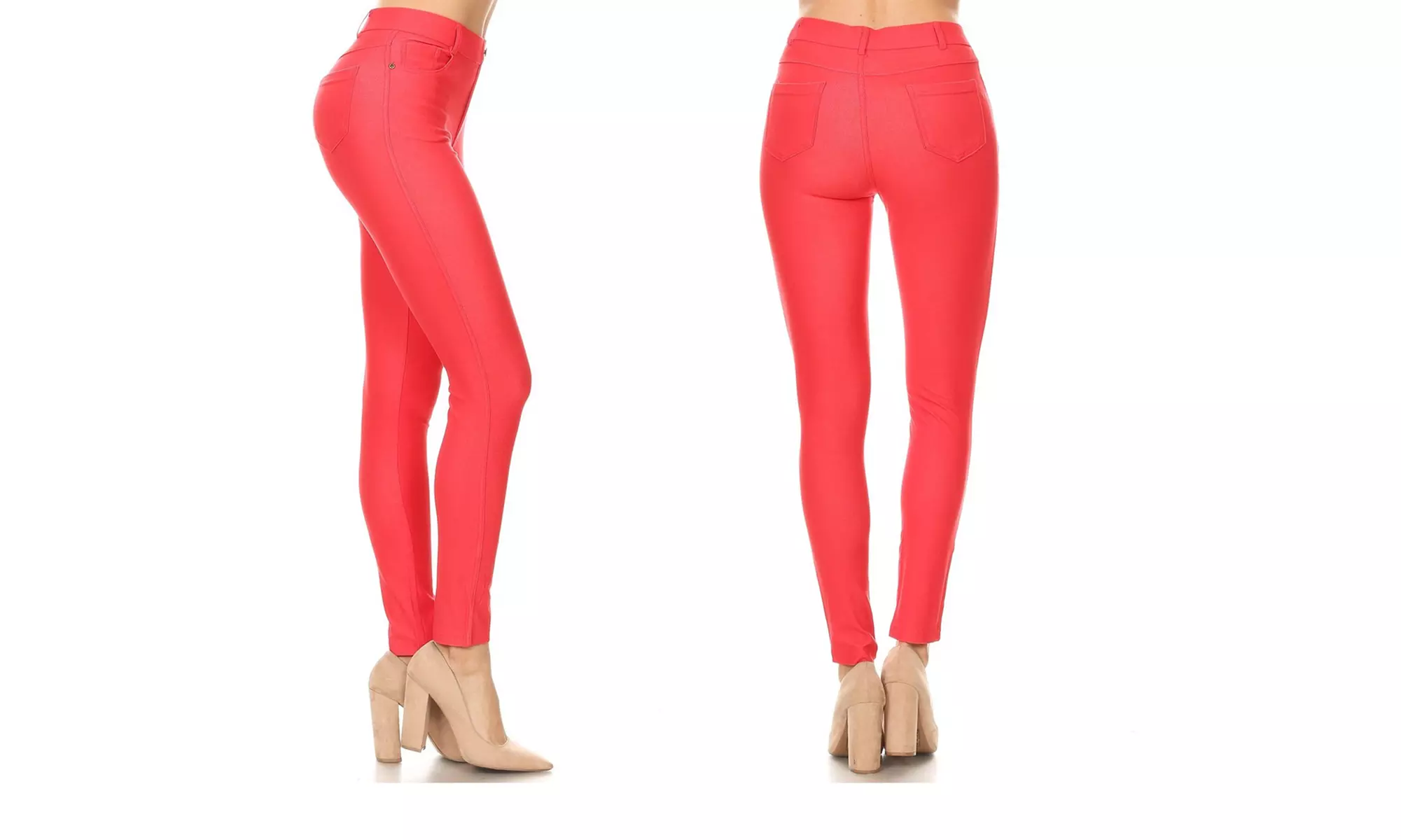 Women's Knit Jean Jeggings S-3X. Also Plus Skinny Pull On Pants