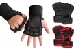 Fitness Gloves Weight Lifting Gym Workout Training Wrist Wrap Strap Men Women - Second Medium