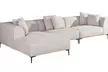Home Deluxe Ecksofa „Torino“ in Beige in L-Form links oder rechts - Second Medium