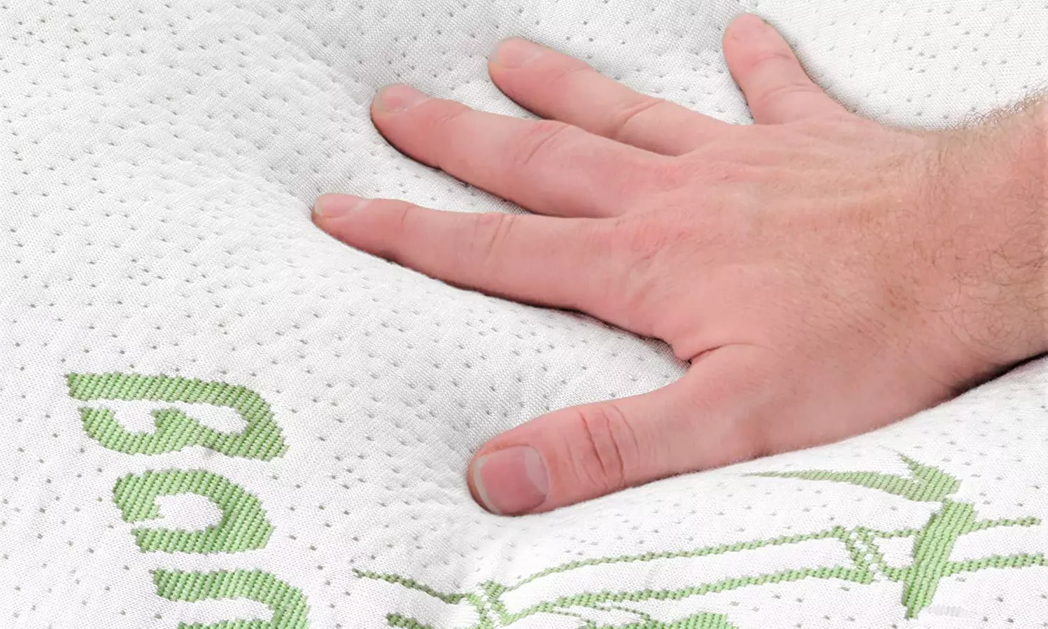 2 Pack Hypoallergenic Memory-Foam Bamboo-Blend Pillows