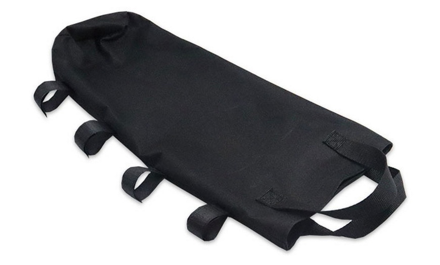 Image 5: Outdoor Canopy Tent Fixed Weighted Sandbags: 4 or 8 Pcs - Black 