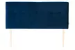 Tête de lit Napoles en velours hauteur 60 cm tête de lit + 40 cm pieds - Second Medium