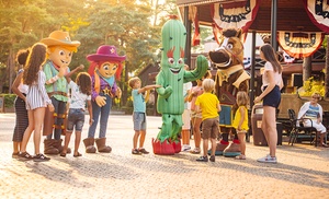 Bobbejaanland: kamer voor 2-5 pers. incl. 2 dagen toegang park