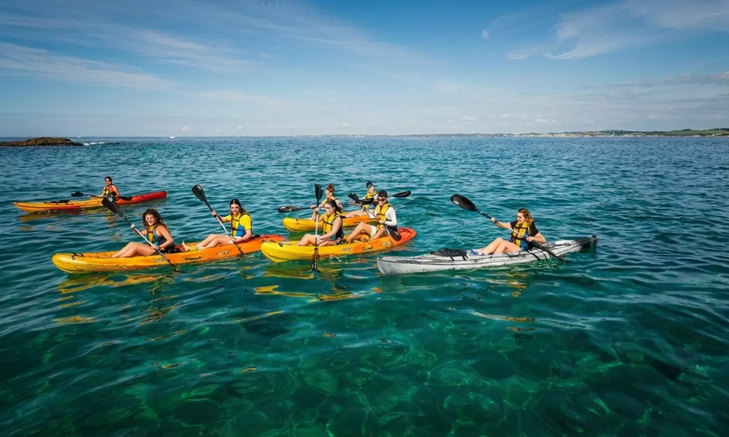 Alquiler de kayak individual 1 h para 1, 2 o 4 personas