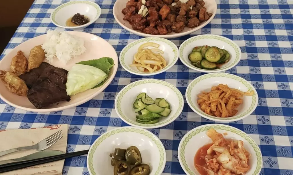 Food and Drink for Takeout or Dine-In at Mi's Korean Kitchen (Up to 20% Off). Two Options Available. - Primary Image