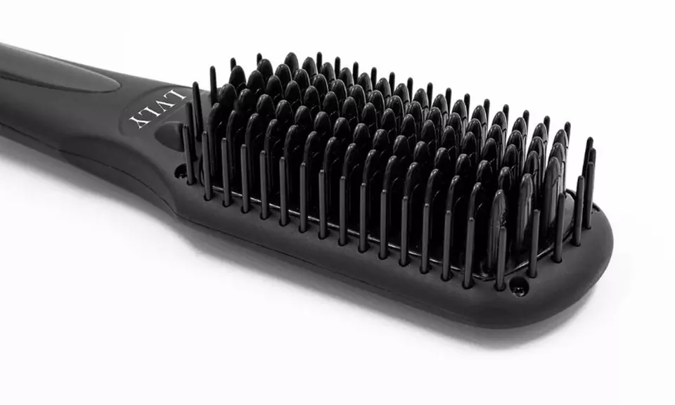 LVLY Glättungsbürste inkl. Handschuh, 4 Haarclips und Seidenbeutel - Image 6