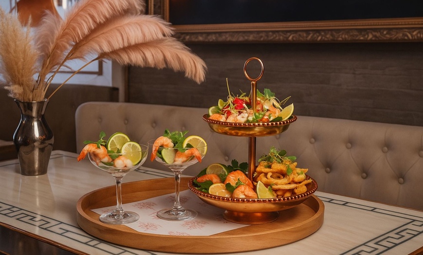 Image 2: Luxury Seafood Afternoon Tea with Optional Prosecco Afternoon Tea