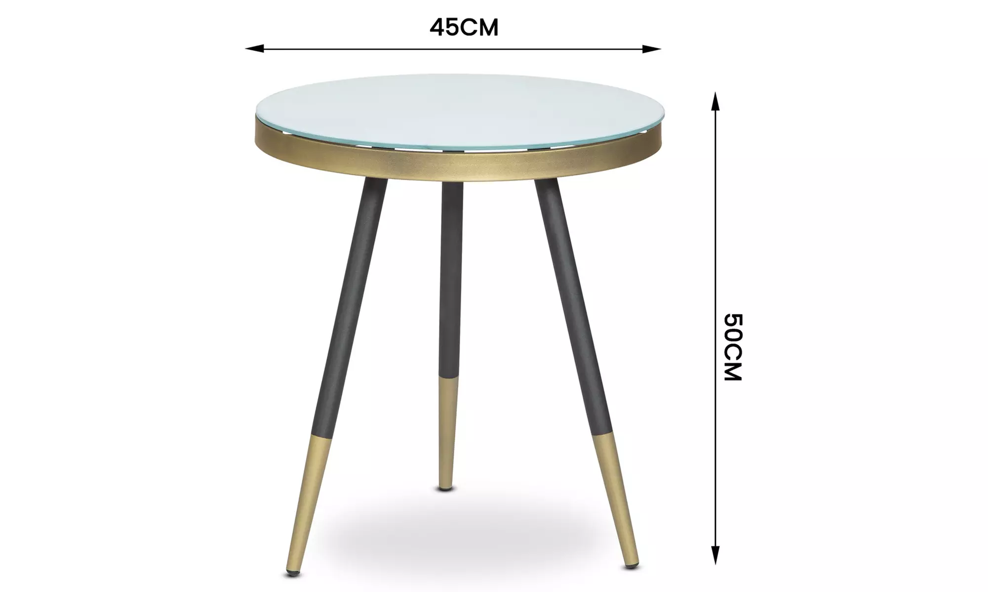 Marble-Effect Side Table - Image 6