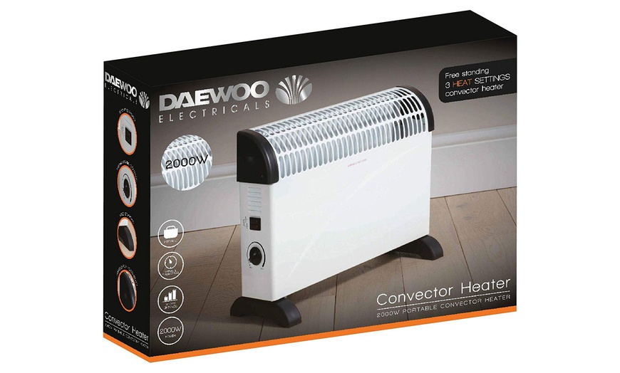 Image 2: Daewoo 2000W Convector Heater