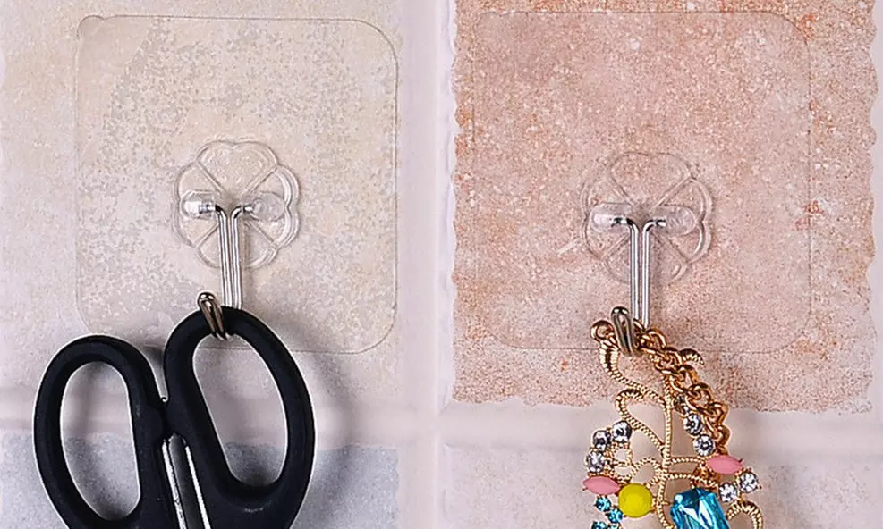 10-30PC Strong Transparent Suction Cup Sucker Wall Hooks Hanger Kitchen Bathroom