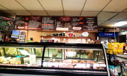 Two vouchers, each good for $10 worth of food - Brown Bag Deli