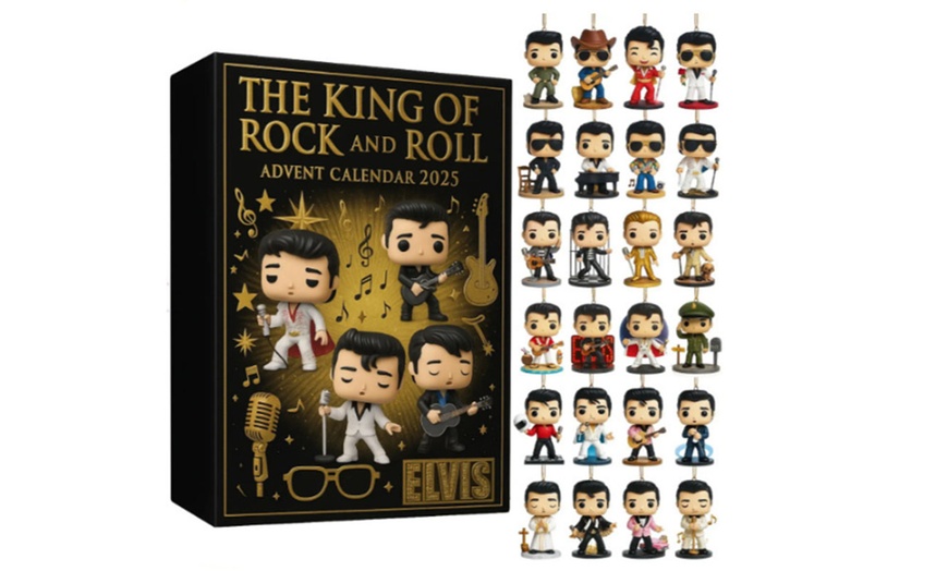 Image 3: Adventskalender 2025 mit Elvis- oder Mayor of Margaritaville-Figuren