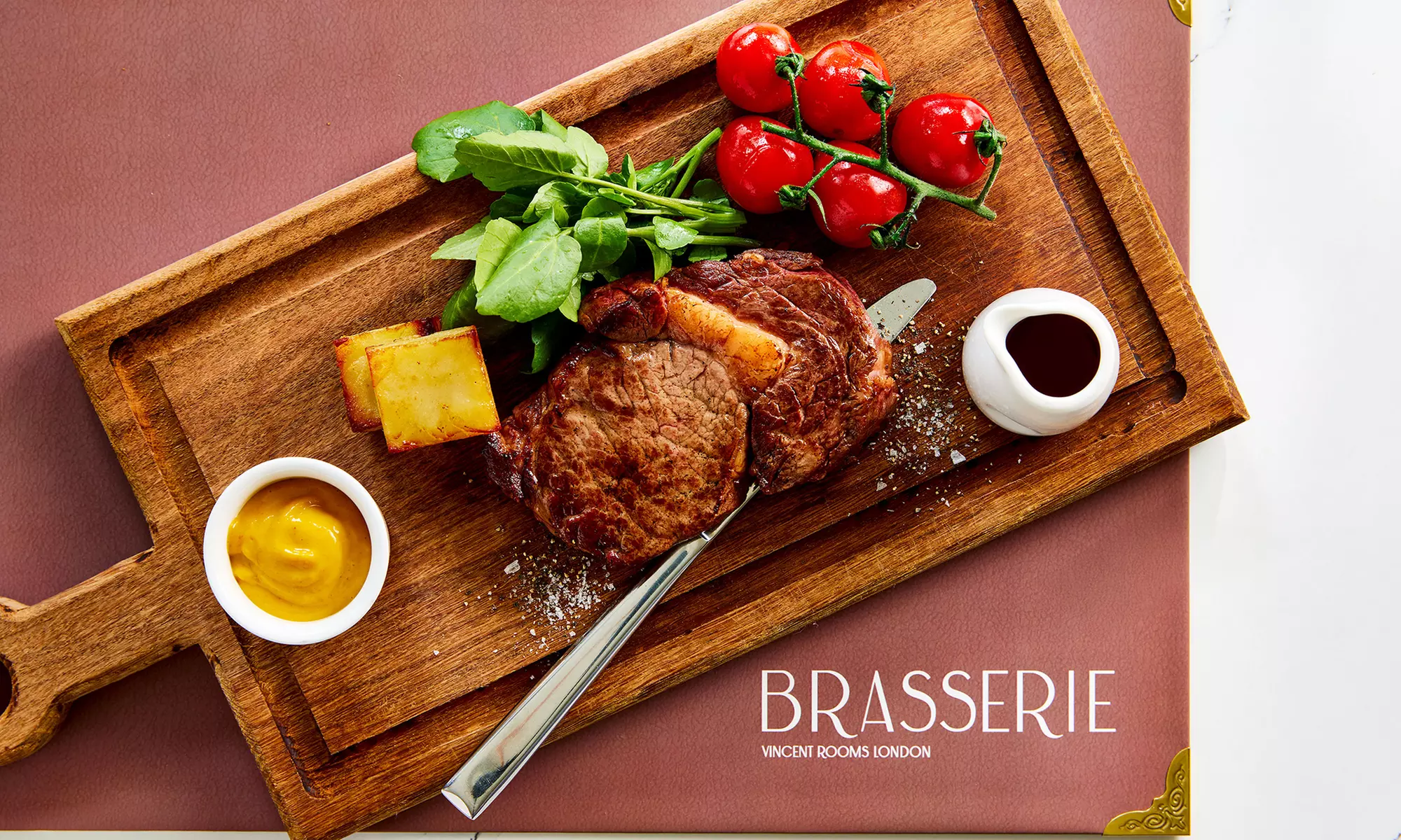 Vincent Rooms: 2 or 3‑Course Brasserie Dining with Wine