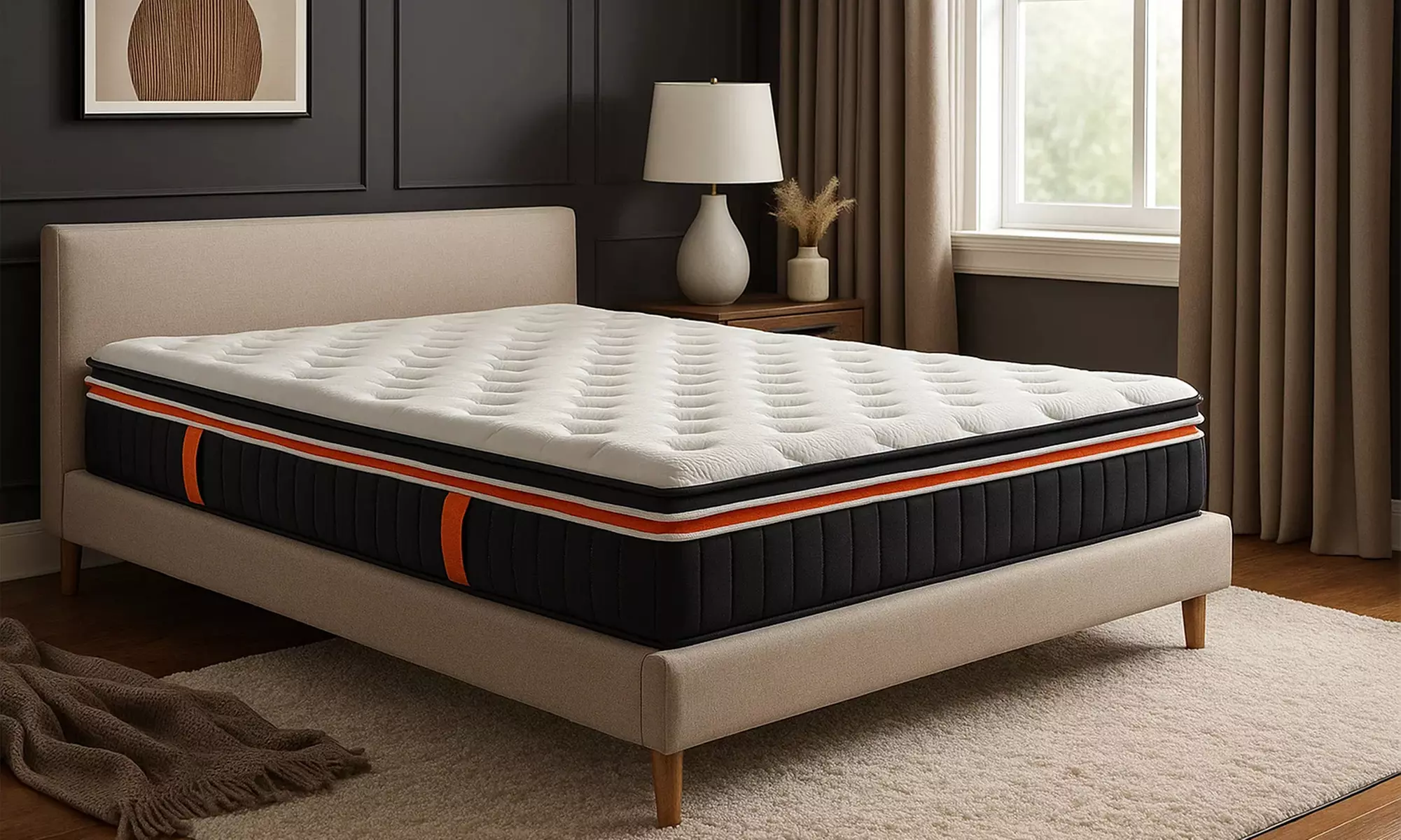 Dicke Matratze: Doppelte Auflagen und Memory-Schaum, Sampur - Primary Image