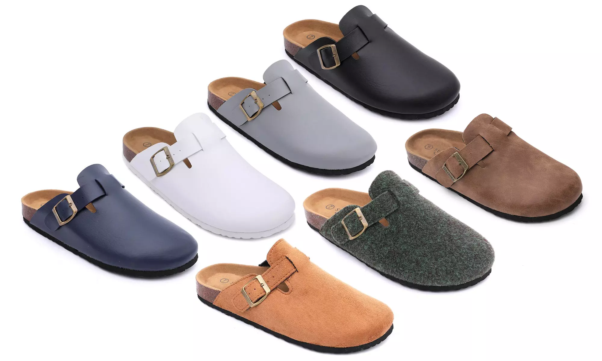 Seranoma Women's PU Leather Comfortable Outdoor Clogs - Primary Image