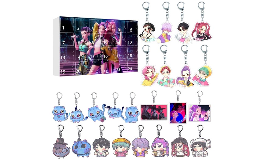 Image 4: KPop Demon Hunters Inspired Keychain Advent Calendar