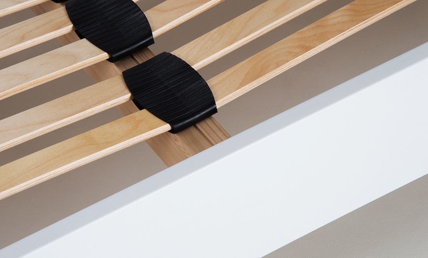 Image 10: Sommier en bois avec bi-lattes, lattes flexibles, Maison Aubertin 