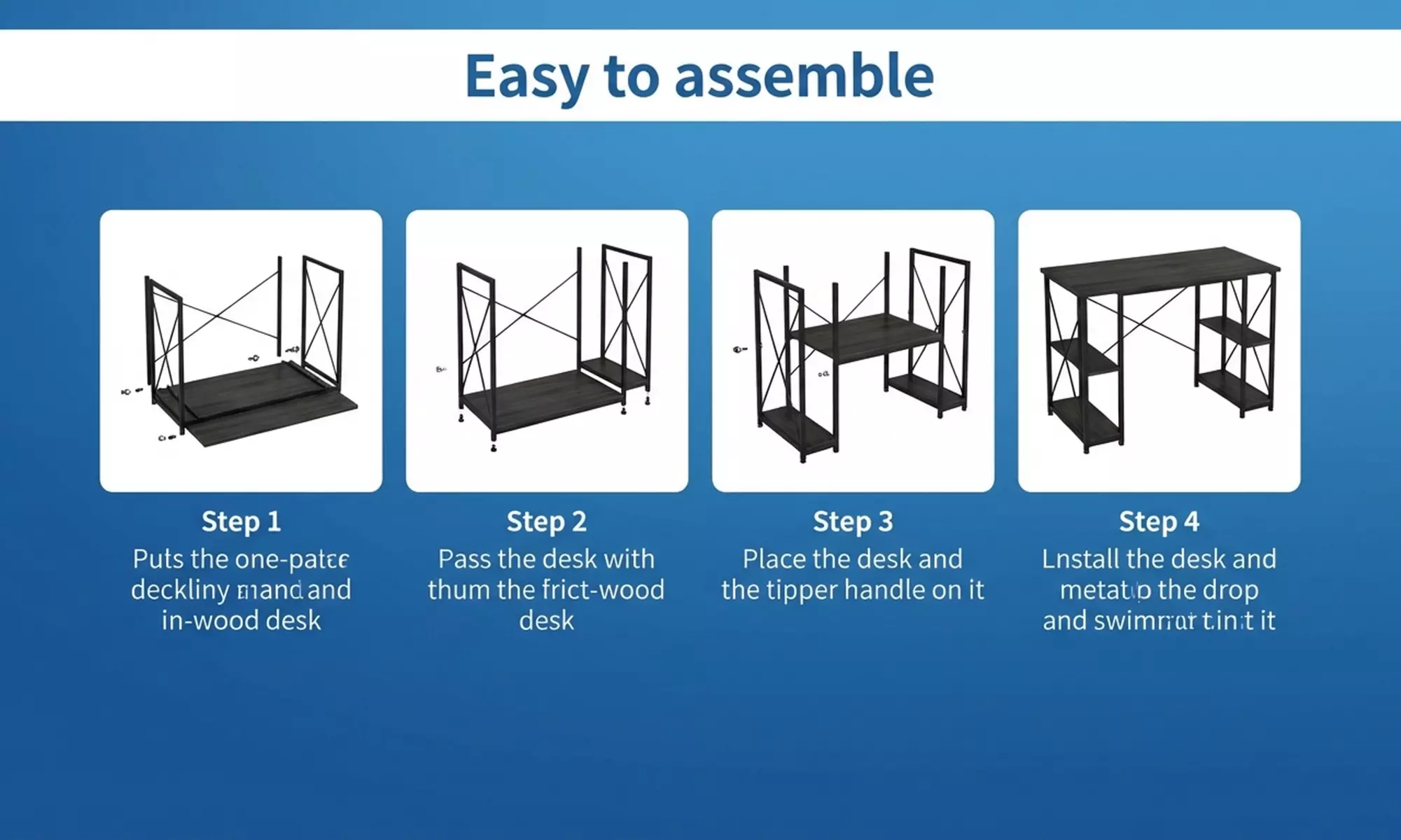 Levede L-Shaped Gaming Computer Desk with Integrated LED Lighting