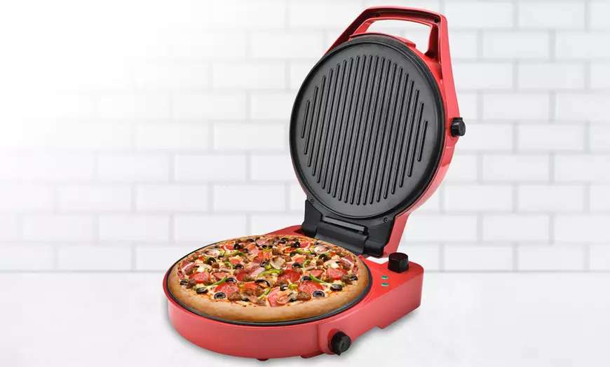 Image 6: TODO 1800W Electric Pizza Maker Pizza Oven Flat Grill