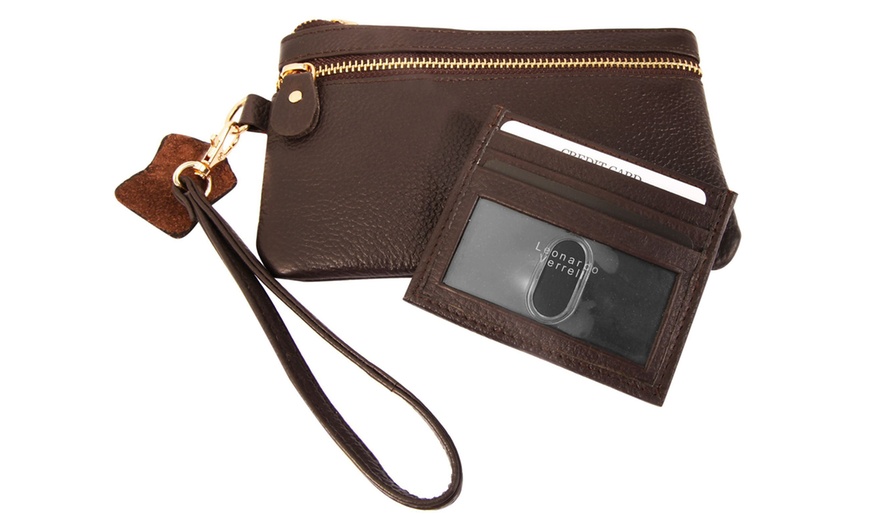 Image 24: Coffret cadeau en cuir Leonardo Verrelli