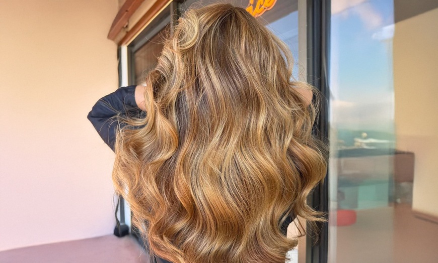 Image 7: Women's Haircut, Highlights, Balayage, Blow-dry, Shampoo, & More 