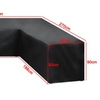 Image 3: Water Resistant L-Shape Outdoor Furniture Cover