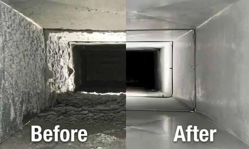 Air-Duct Cleaning Service for 8 Vents, One Return, and One Trunk Line