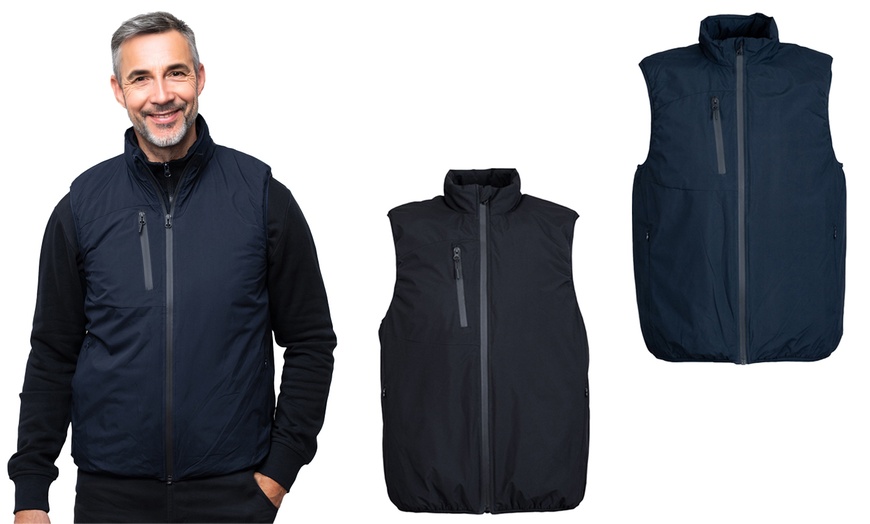 Image 1: Giubbino unisex smanicato idrorepellente