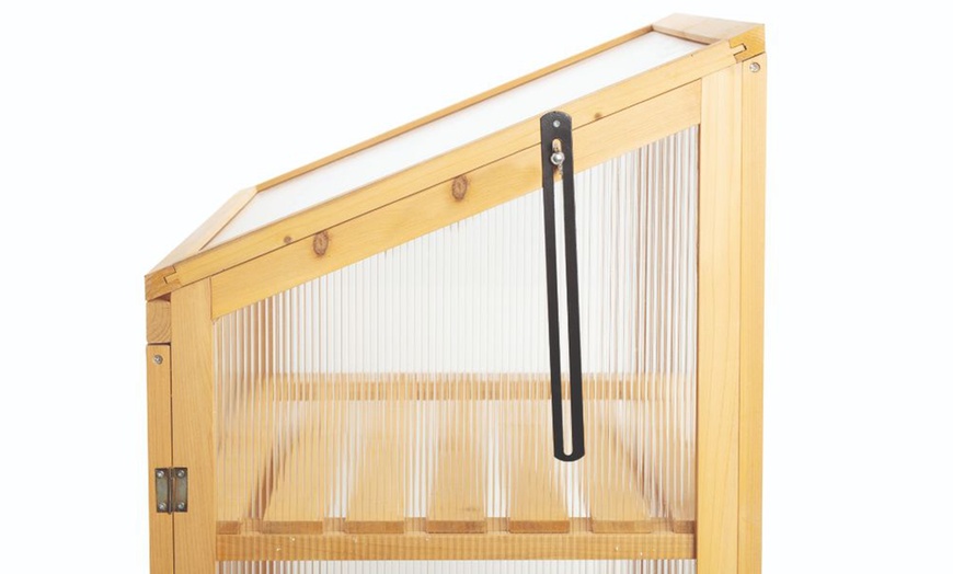 Image 6: Garden Grow Raised Wooden Cold Frame