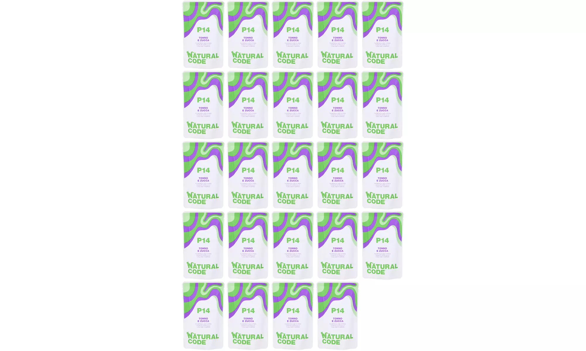 24, 48 o 96 bustine di cibo per gatti di Natural Code