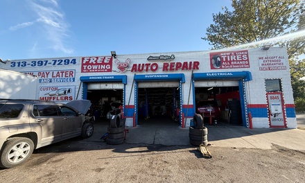 One Synthetic Oil Change With Brake Inspection - Detroit Wear Master