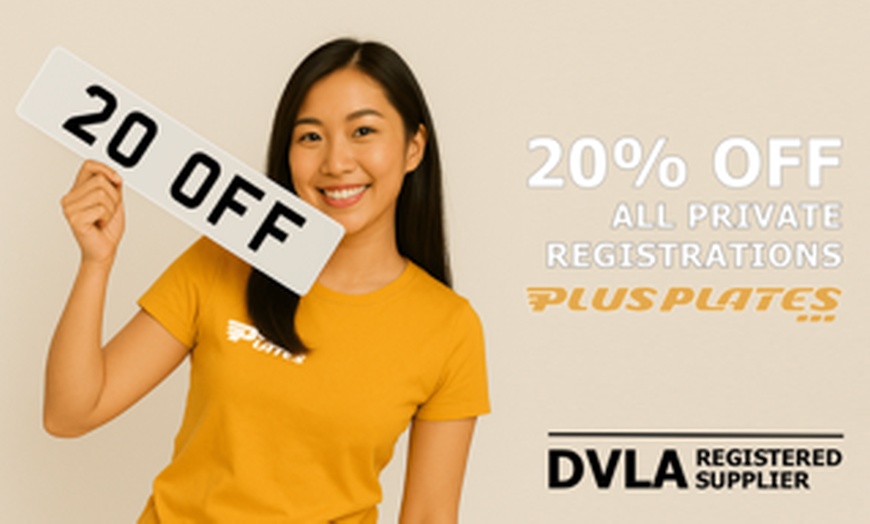Image 3: Save 20% on Any Personalized Number Plate!