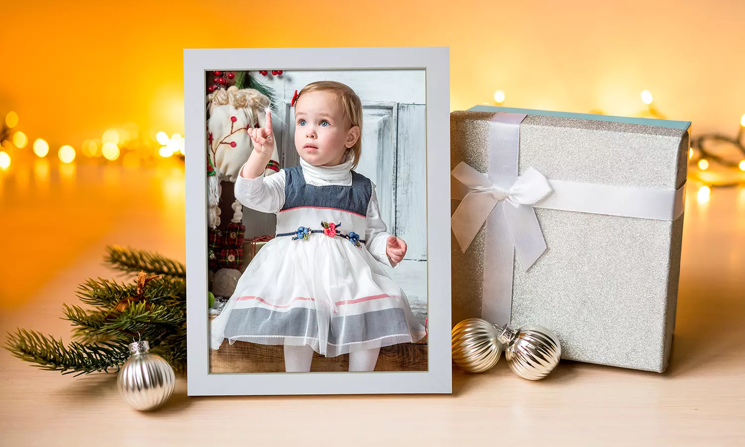 Klaar om meteen op te hangen: ingelijste fotoprint