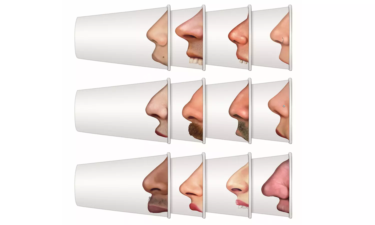 Fred and Friends Pick Your Nose Party Cups (24-Pack) - Second Medium