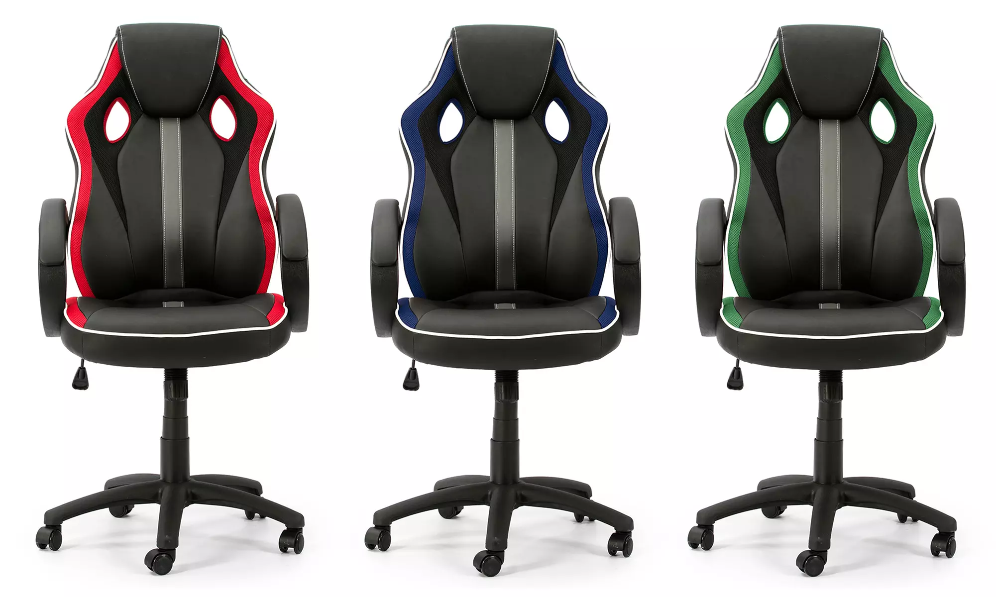 Chaise de gaming "Formula" en similicuir avec pieds étoile, coloris au choix et livraison offerte - Primary Image