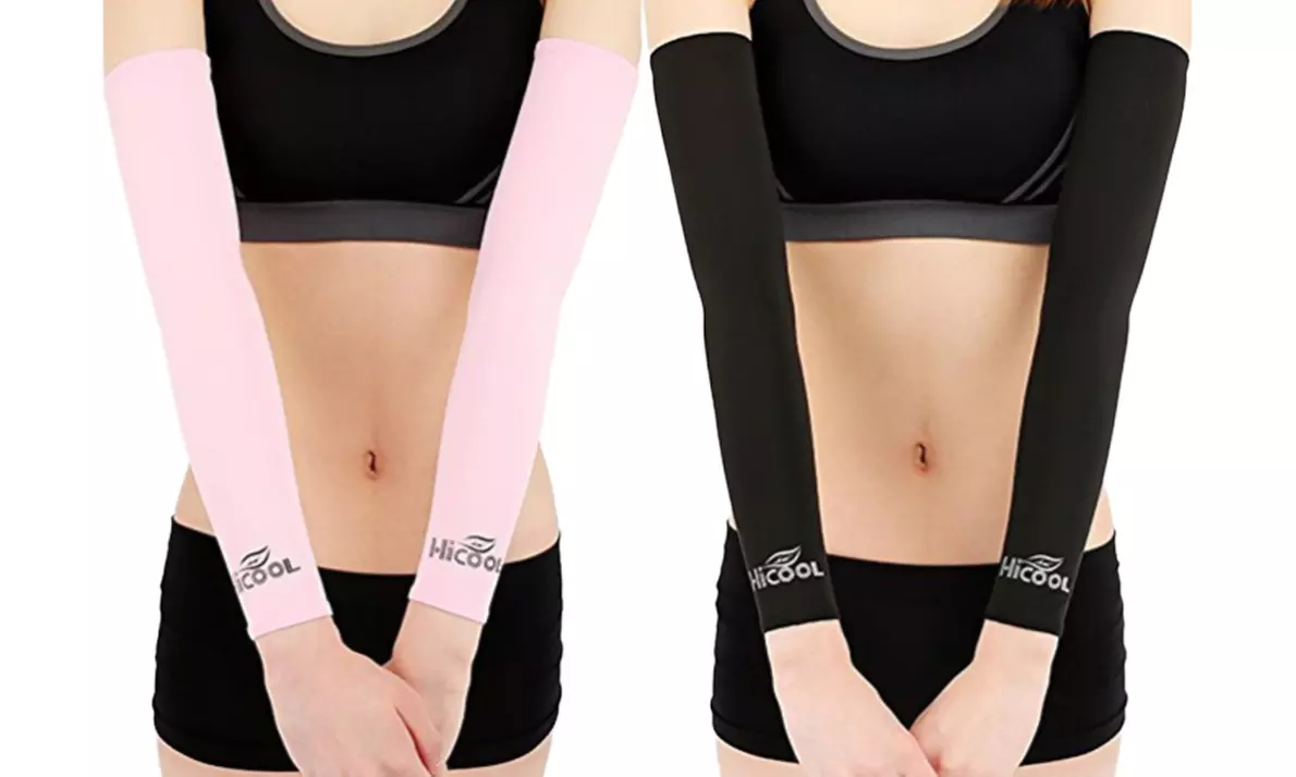 8 Pairs Cooling Arm Sleeves Cover UV Sun Protection Basketball Sports