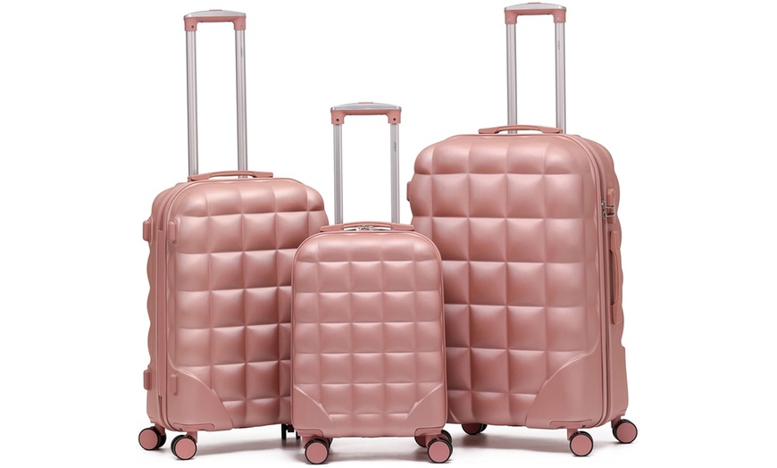 Image 3: Set of Three Hard Shell Suitcases