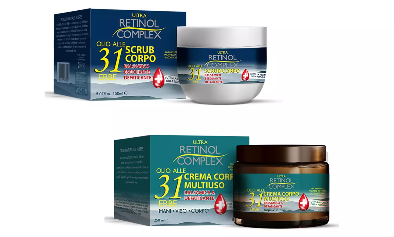 Scrub corpo e crema multiuso Olio 31 250 ml