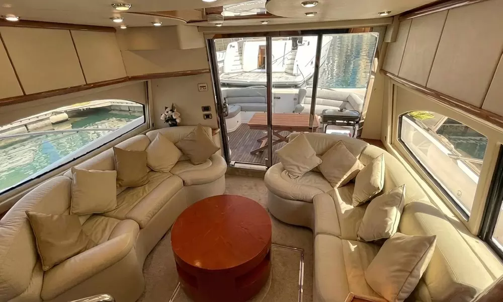 Luxury One, Two, Three, or Four-Hour Cruise on a 55-Foot Yacht Upto 35