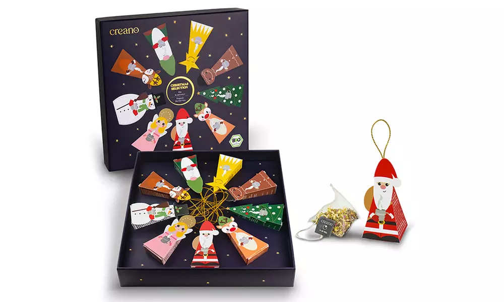 Creano Christmas Geschenk-Box „Organic Herbal Tea“ (bis 1,39 €/Stk.)