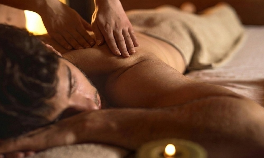 Men's 90-Min Hot Stone Spa Treatment or 60-Min Moroccan Bath Luxury