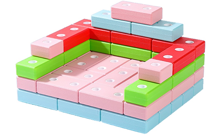 Image 5: 50-Piece Giant Educational Building Blocks Toy For Kids