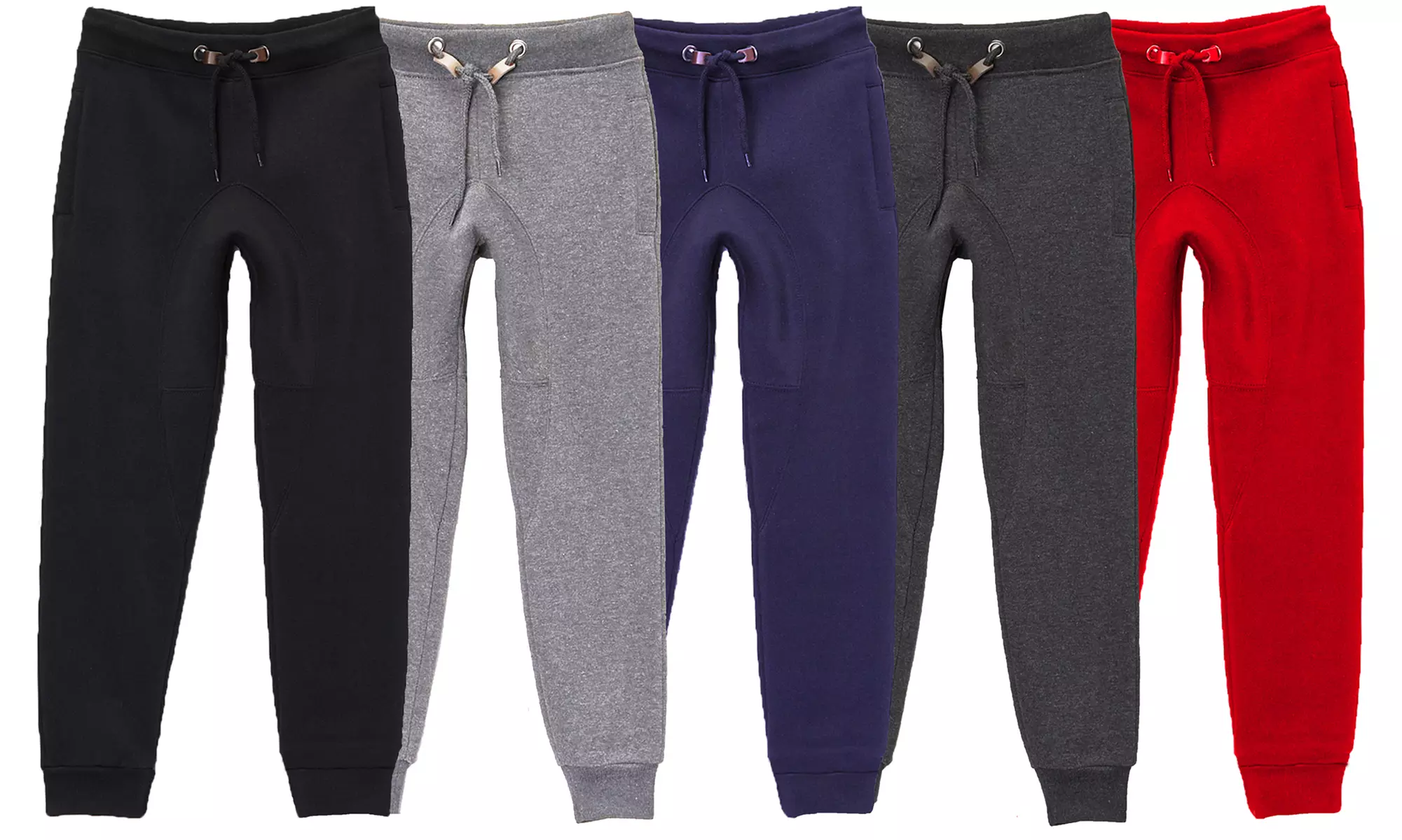 4-Pack Galaxy by Harvic Boy's Slim-Fit Fleece Joggers Sweatpants - Primary Image