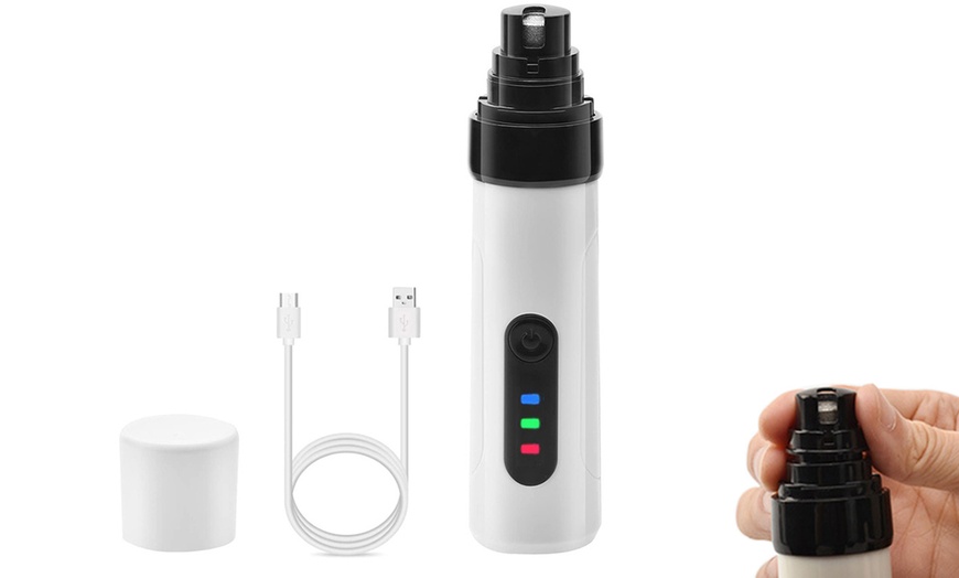 Image 2: Pet Grooming Nail Grinder