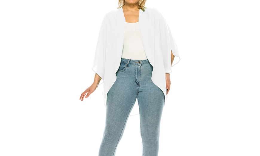 Image 22: MOA Collection Women's Loose Fit Cardigan Sweater