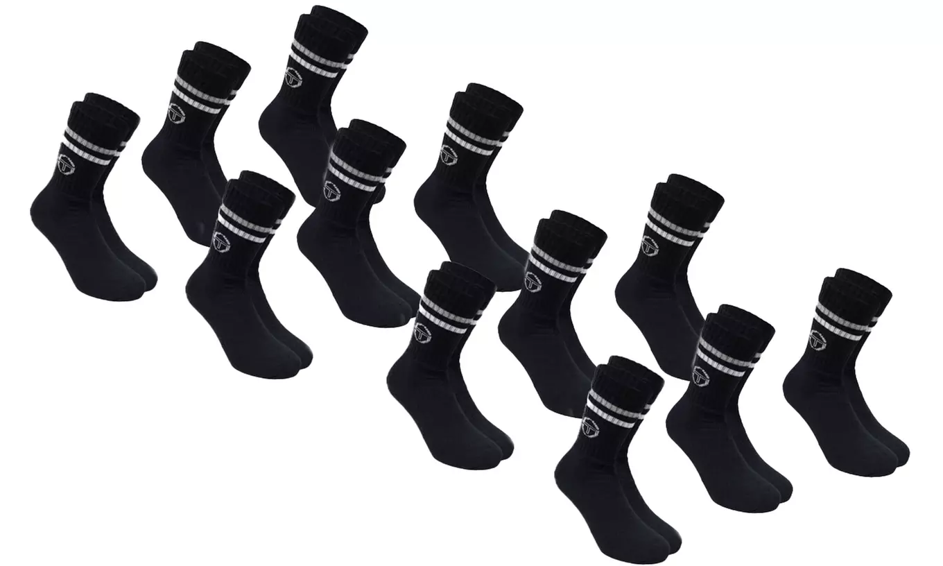 6er- oder 12er-Pack Sergio Tacchini Sport- und Freizeit-Socken