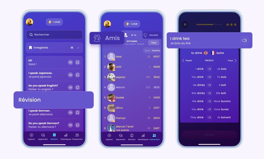 Image 9: Mondly  by Pearson : accès premium pendant 1 mois, 1 an ou à vie