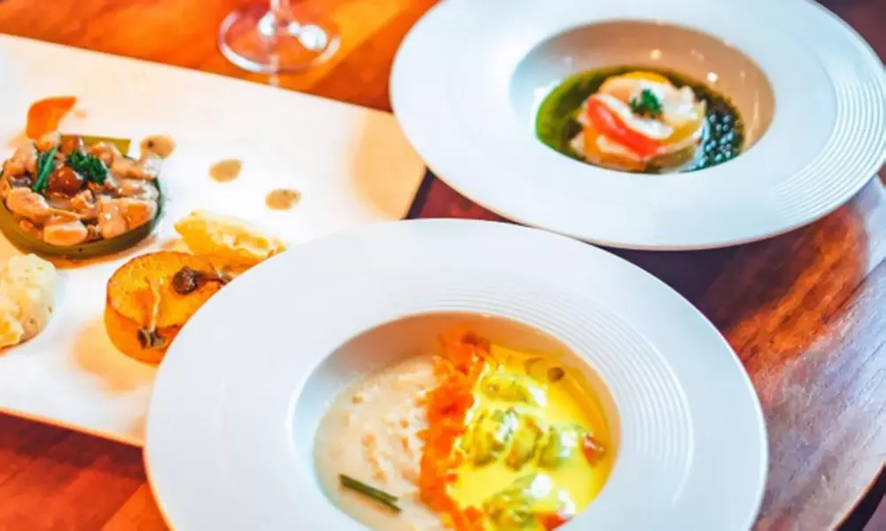 Plateau fruits de mer ou menu au choix au restaurant la Vieille Ferme