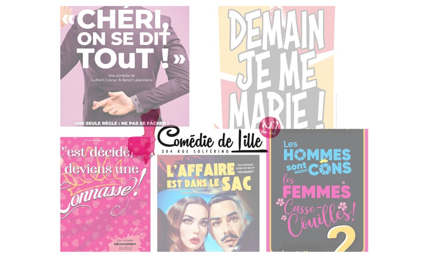 Image 1: Comédies, rires et détente à la Comédie de Lille