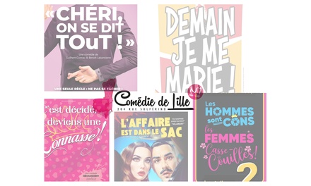 1 place en catégorie 1 pour un spectacle au choix à la Comédie de Lille  — Valable du lundi au jeudi - La Comédie de Lille